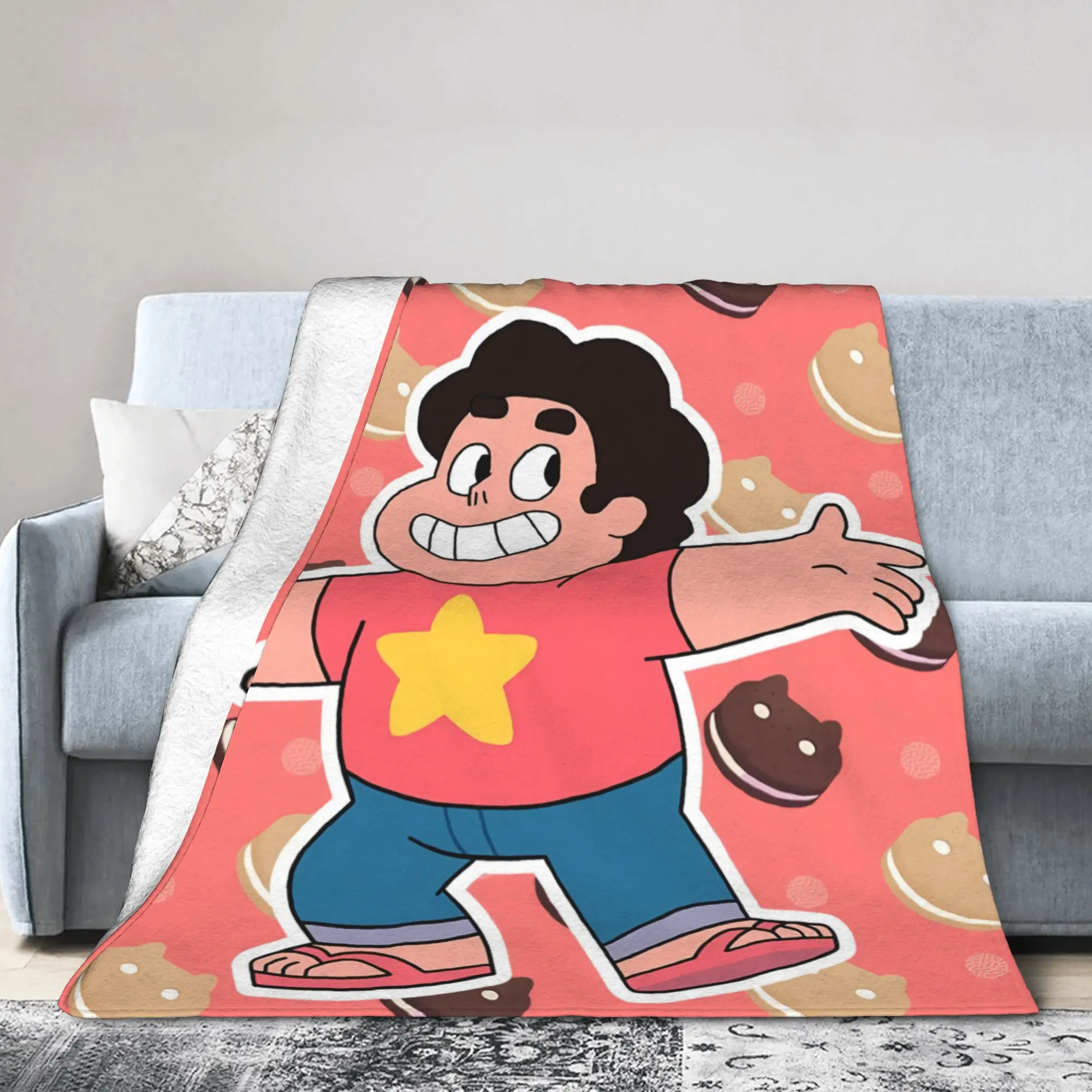 Steven Universe  Blankets Fleece Summer Air Conditioning Cartoon  Breathable Soft Throw Blanket for Bedding Office Bedspread