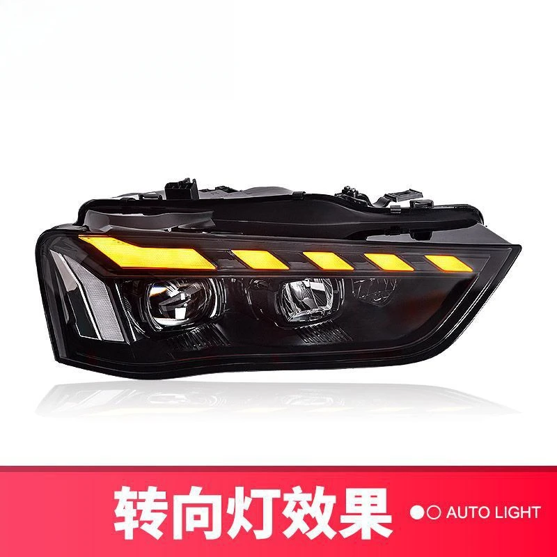 

Suitable for Audi A4L Headlight Assembly 13-16 Models Modified Running Daytime Running Lights Flowing Turn Signal LED Headlights