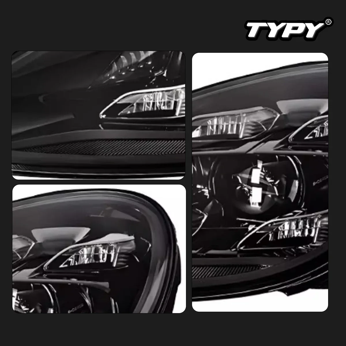 

TYPY New LED Head Lamp Upgrade Modified For Porsche Cayenne 9Y0 Headlights 2018-2023 Dynamic Signal Head Lamp Auto Accessories