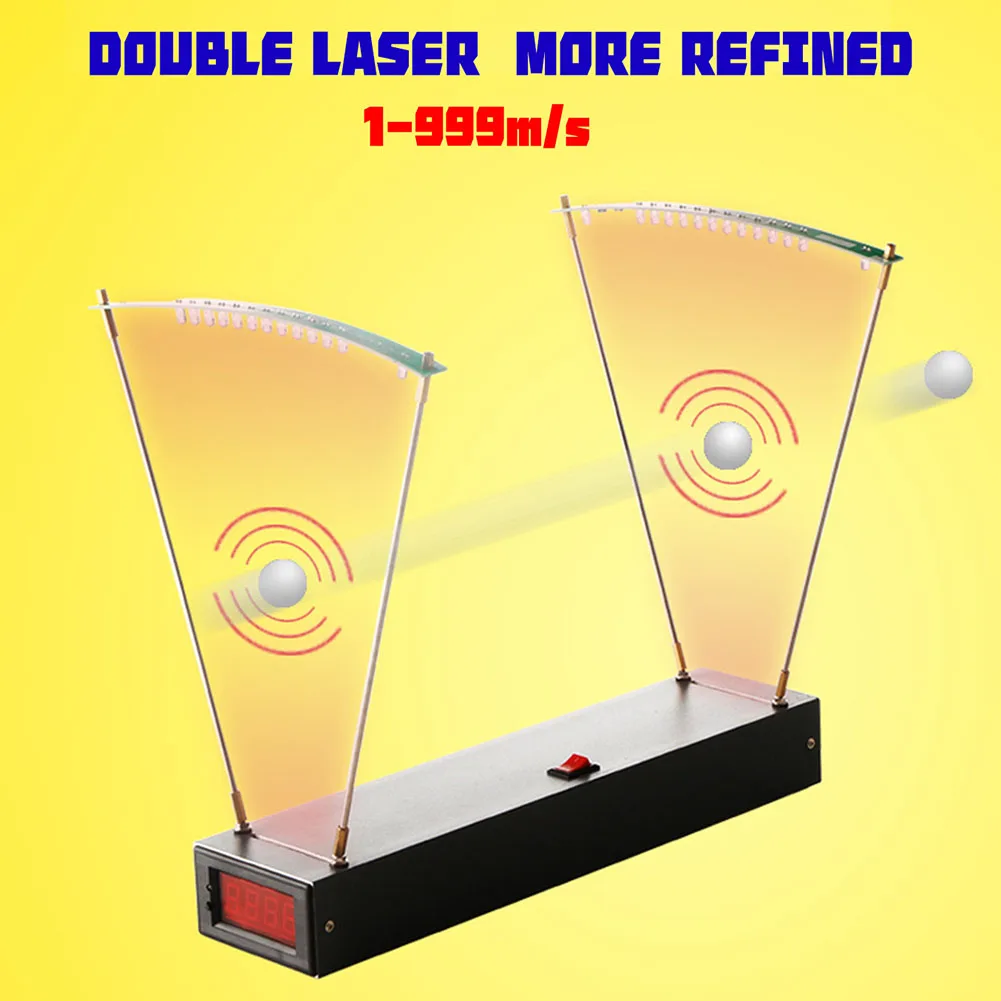 Compact Shoot Timing Speedometer, DIY Assembly, Simple & Practical Design, Suitable for Physical Acceleration Experiment