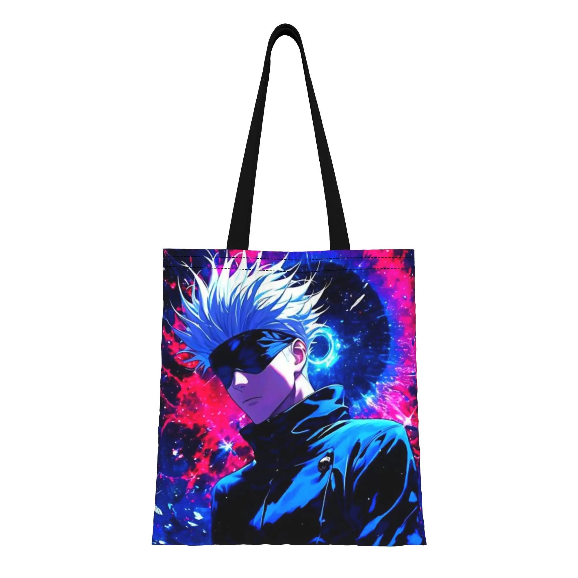 

Back to school season Satoru Gojo (16) Jujutsu Kaisen Canvas Tote Bag Perfect for Travel Women's Top-Handle Bags