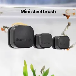 Mini Square Magnetic Brush, Strong Magnetic Cleaning, Fish Tank Cleaning, Algae Removal, Small Aquarium Fish Tank