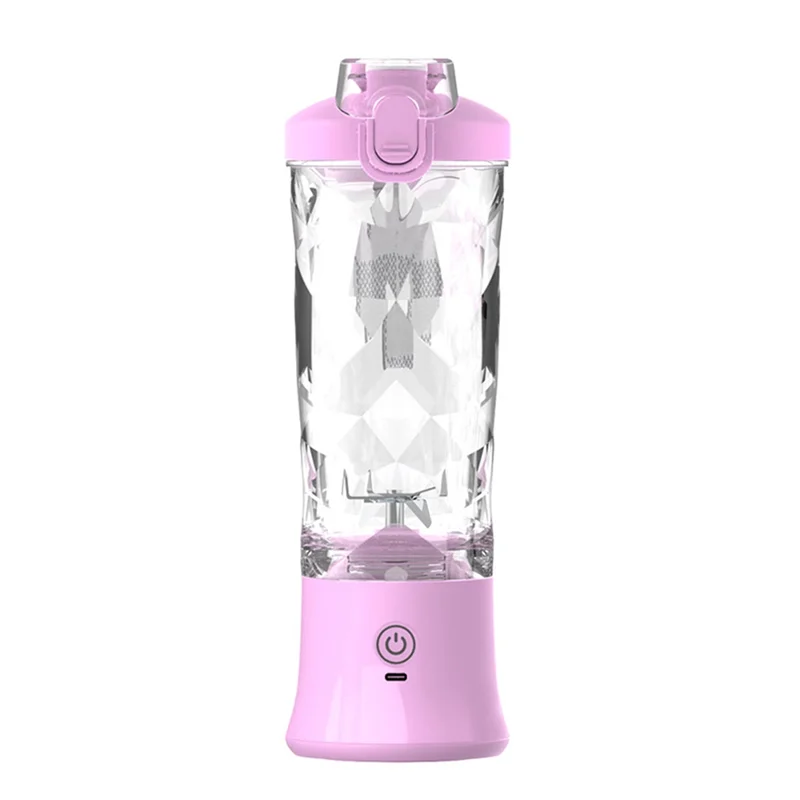 

A15Q-Portable Blender, 600Ml Personal Juicer Machine, Mini Juice Machine USB Rechargeable, Compact & Leak-Proof