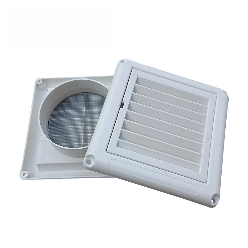 1PC Square Plastic Air Vent Ventilator Grille Cover Indoor Inlet Outlet Anti-Insect Ventilation Air Auxiliary Material