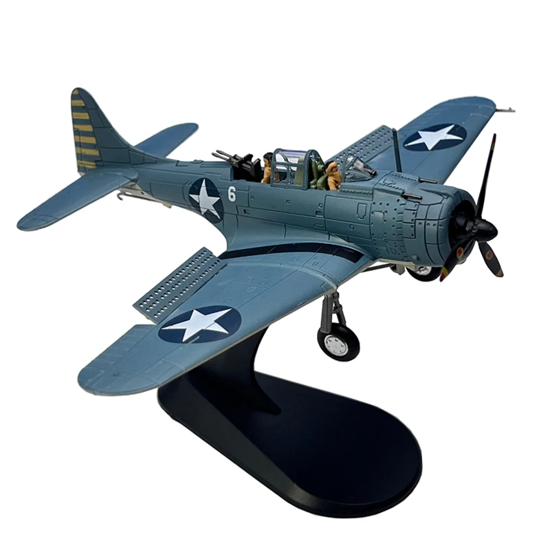 1:72 1/72 Scale WWII SBD Midway Dauntless Dive Bomber Battle Finished Diecast Metal Plane Aircraft Military Model Gift Toy