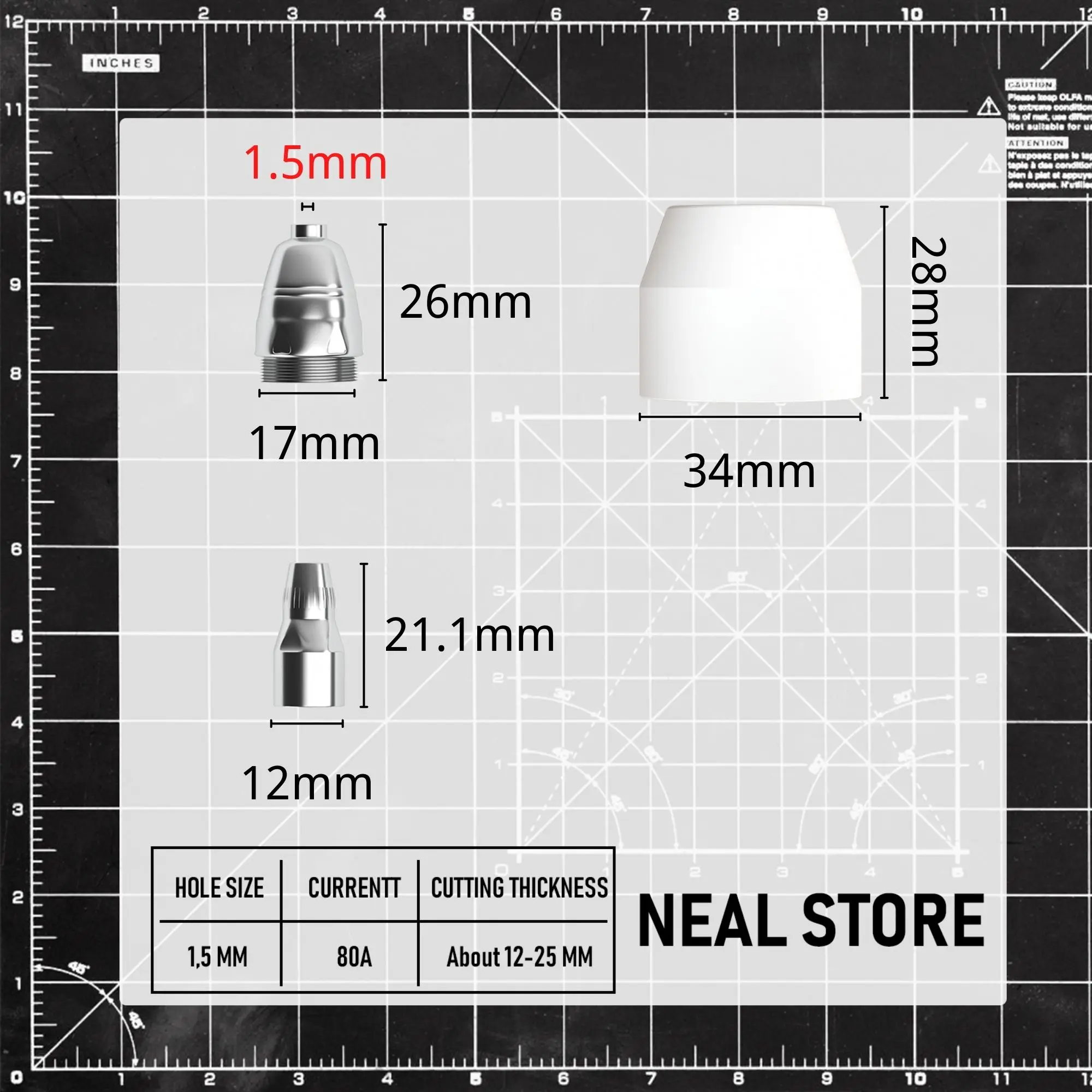 P80 CNC 플라즈마 절단 토치, P80 플라즈마 절단 키트, 소모품 적합, PLC55Pro CUT65P, 45 개 전극 노즐