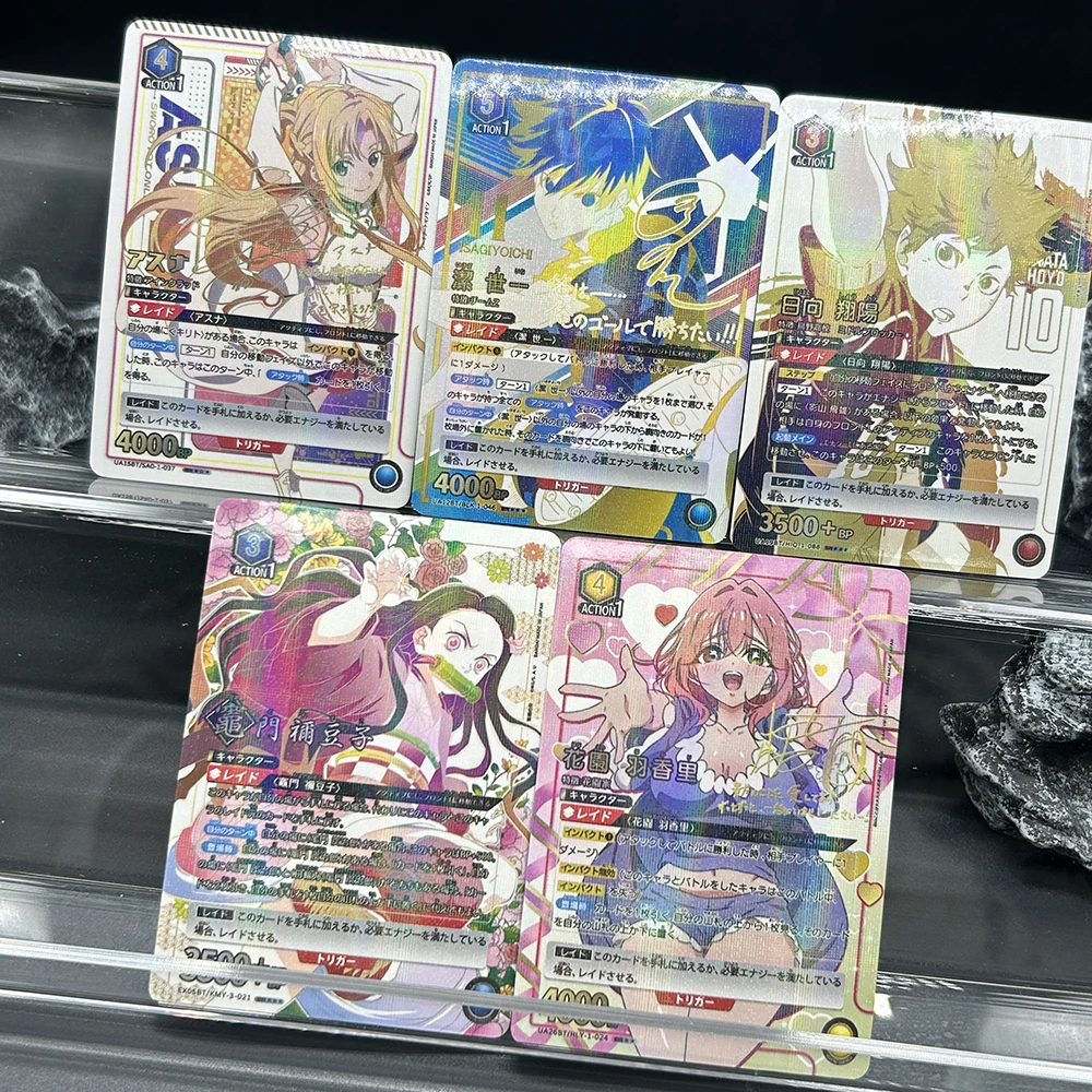 1 قطعة/5 قطعة بطاقة جمع أنيمي الاتحاد الساحة بطاقة النسخة اليابانية لعبة بليتش برمجة كوروساكي SR ستار الشاش بطاقة فلاش الهدايا