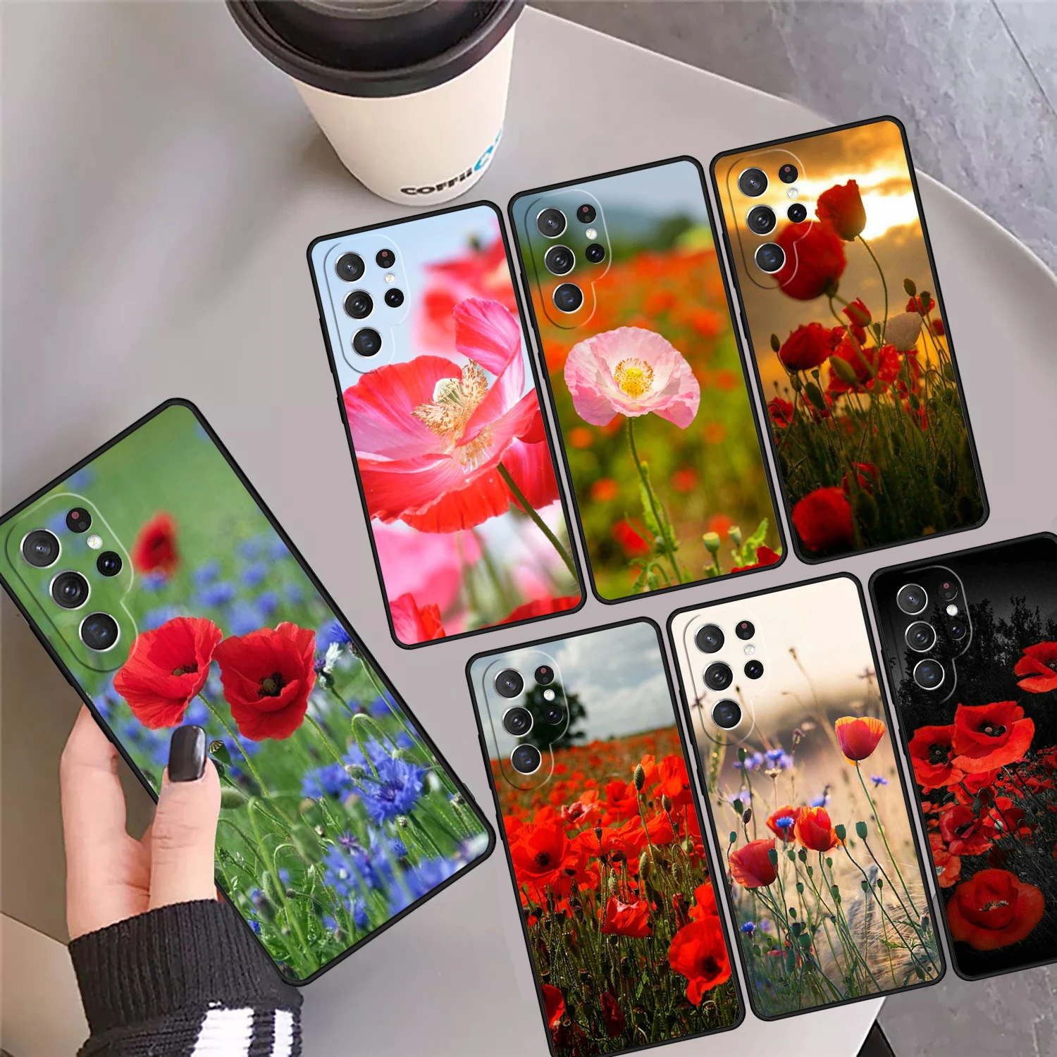 Red Poppy Iris Lave… - image