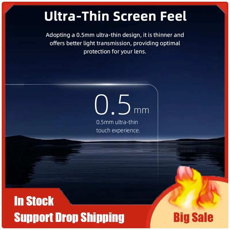 Le migliori offerte per Gopro Hero 13 Protezione per obiettivo schermo Accessori per pellicole antigraffio in vetro temperato trasparente