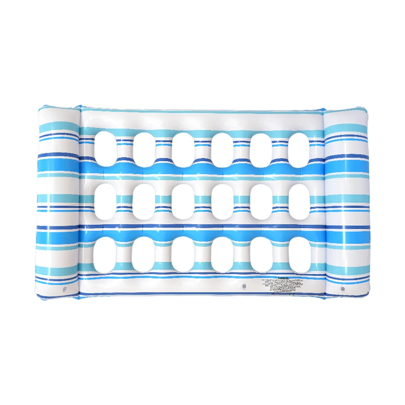 

4 Colors Summer Inflatable Water Hole Floating Adult Water Chair Thickened Bed Water Party Color Striped Floating