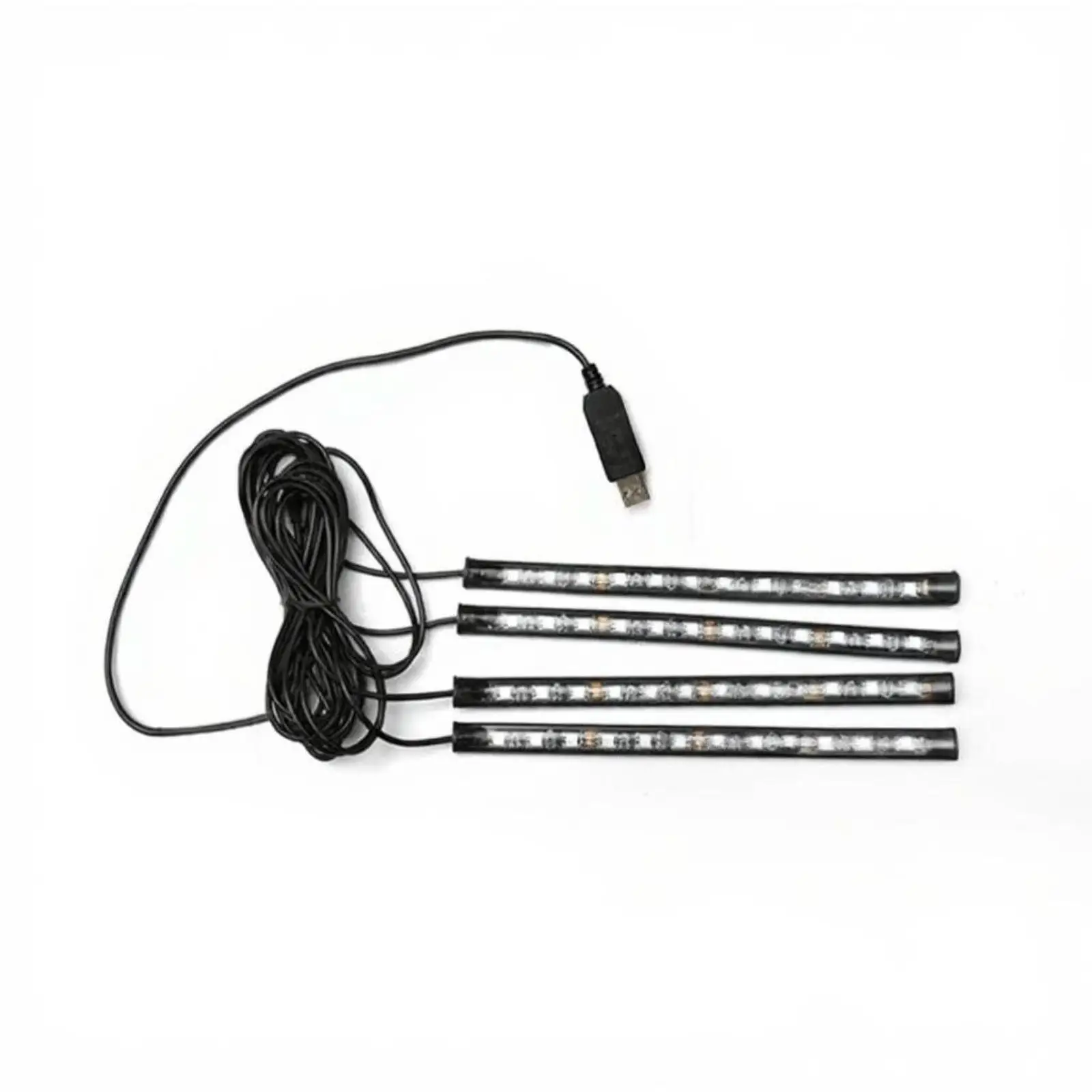 Led Car Light Silicone PC ABS Ambient Mood Lamp Sound Control for Car Night Driving and Entertainment