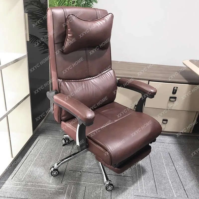 H Chair backrest Lazy casual sedentary office chair single fixed armrest