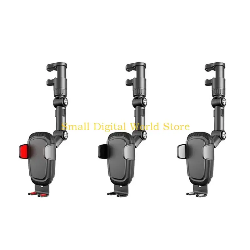 

77UB Подвесной держатель для зеркала заднего вида на 360°, GPS-подставка для смартфона, регулируемая опора