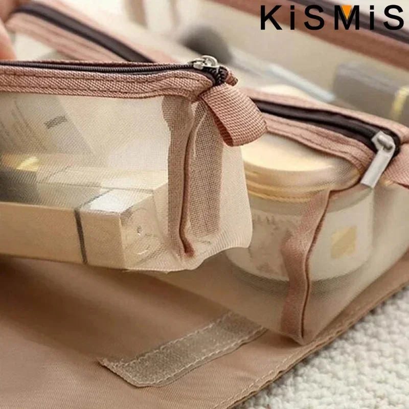 Multifunctionele draagbare waterdichte opvouwbare make-uptas Reisopslag Organisator Toilettas Wassen Badkit Zakken