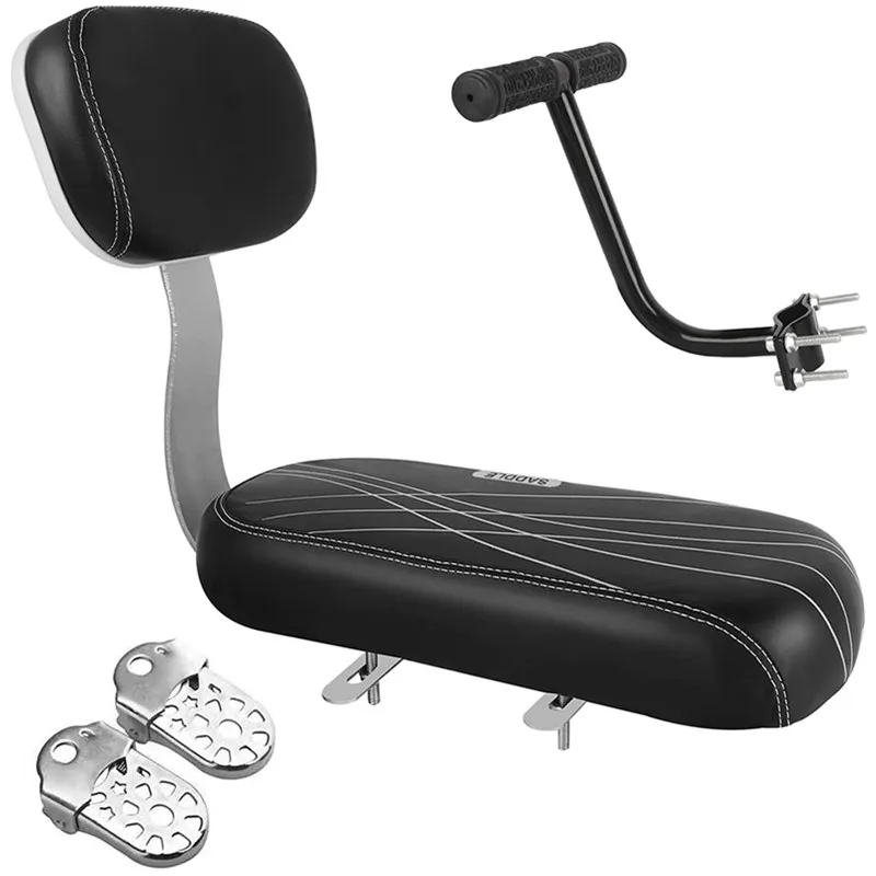 

Аксессуары для велосипеда, детали Bicicleta, седло заднего сиденья велосипеда, детское сиденье со спинкой и ручкой, подлокотник, подставка для ног, педаль