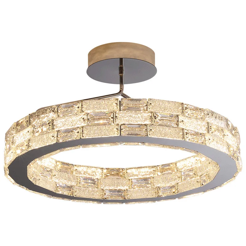 New modern, minimalist, atmospheric LED lights, bedroom crystal ceiling lights, romantic restaurant lighting fixtures