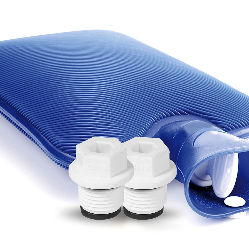 10 pezzi coperchio bottiglia d'acqua calda tappi di ricambio sacchetto in silicone filo esterno isolamento calore artigianato umidità ruggine