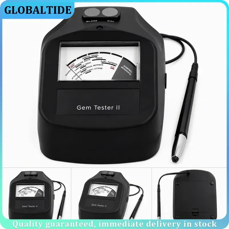 Gem Tester II Thermal Calibration Diamond Moissanite Colored Gemstone Identification Tool Jewelry Testing Device Portable