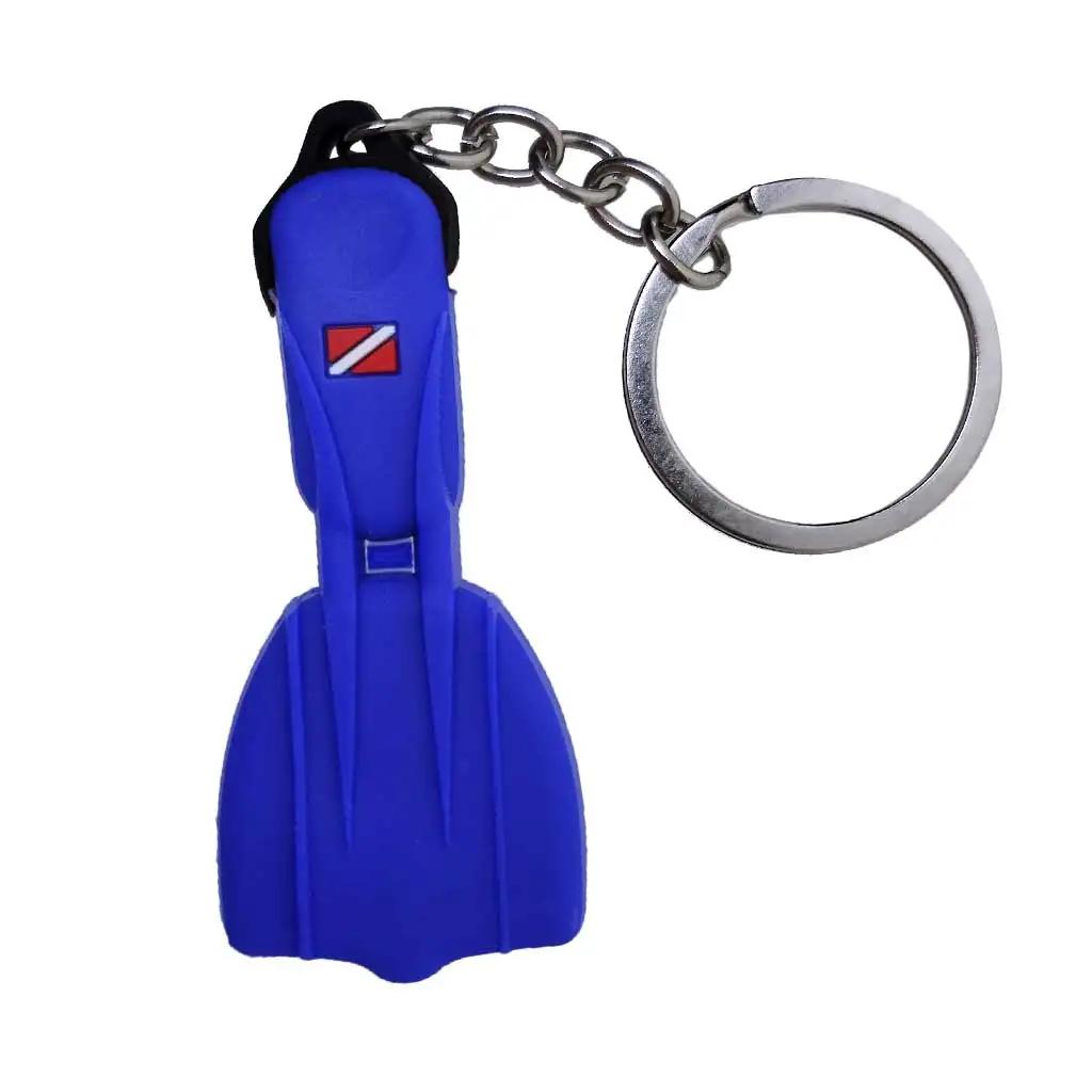 Scuba Diving Fin Key Chain KeyChain Flipper Keyring Diver Diving Gift Bags Novelty ID