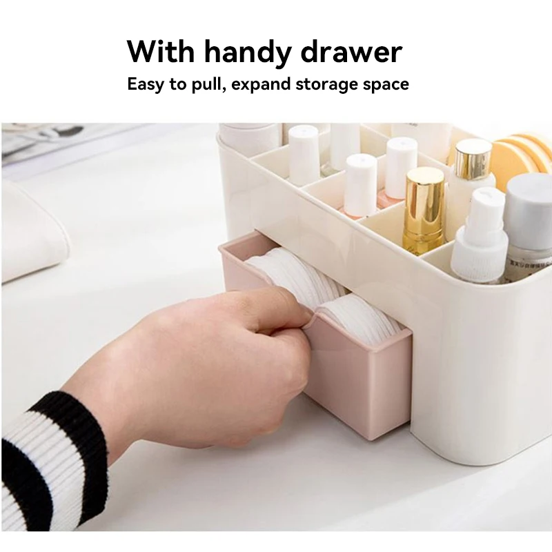 Multi-functional Storage Box For Nail Box Cotton Buds Book Accessories Office Desktop Tools Jewellery Box Cosmetic Storage Box