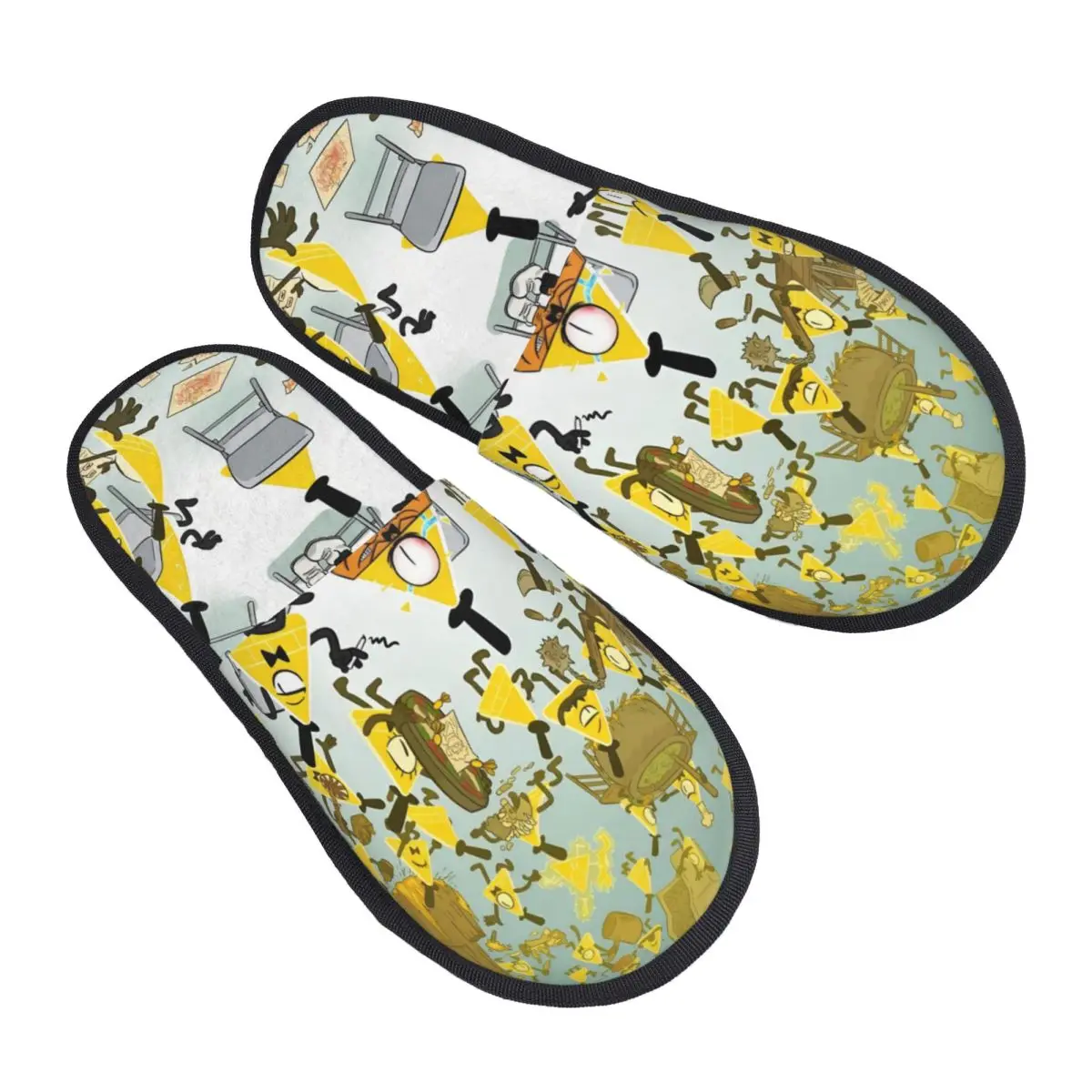 

Изготовленные на заказ домашние тапочки из мягкой пены с эффектом памяти, женские уютные теплые противоскользящие тапочки Fantasy Adventure