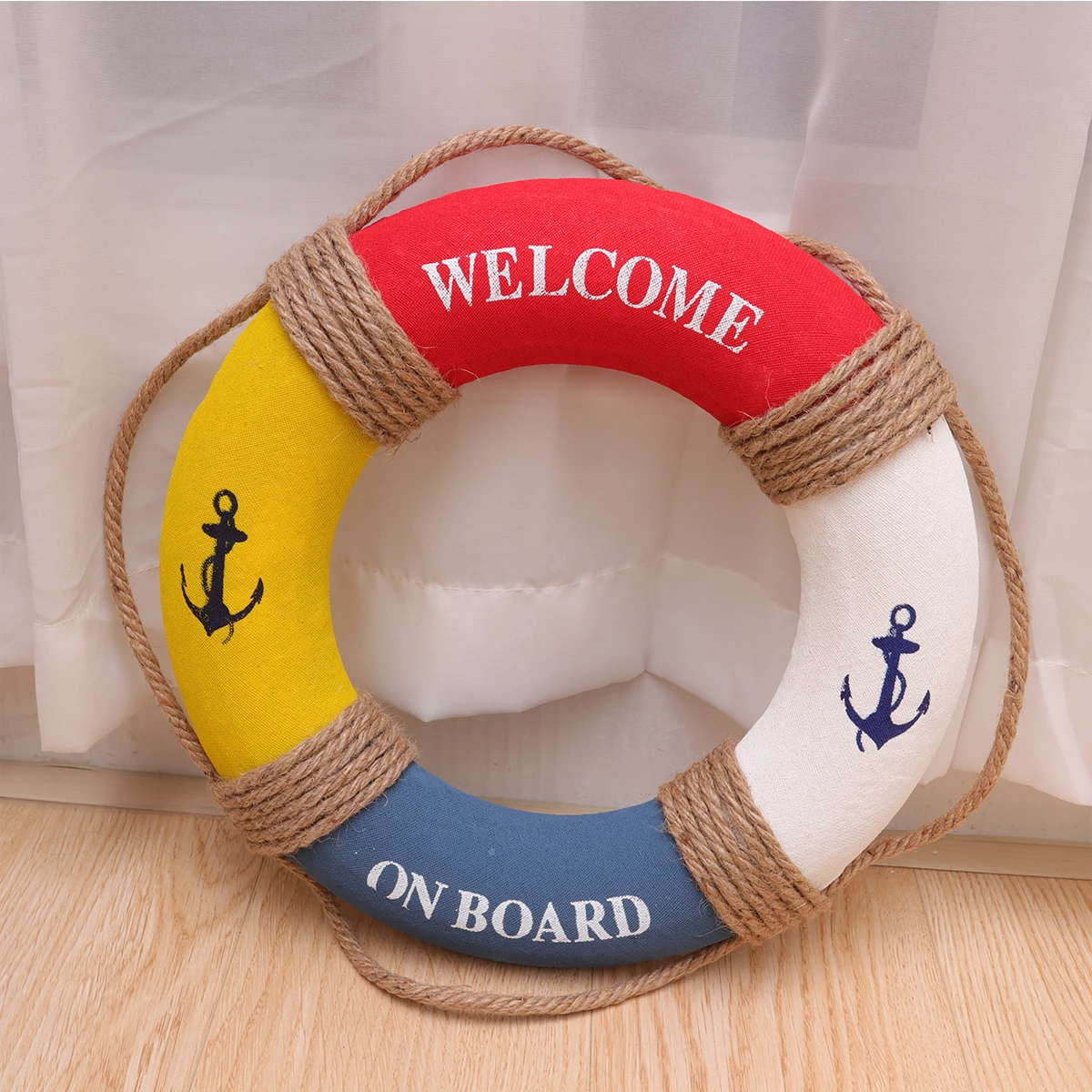 

Lifebuoy Decorations Cafe Nautical Hanging Door Home Mediterranean Wall Beach Garden Shop