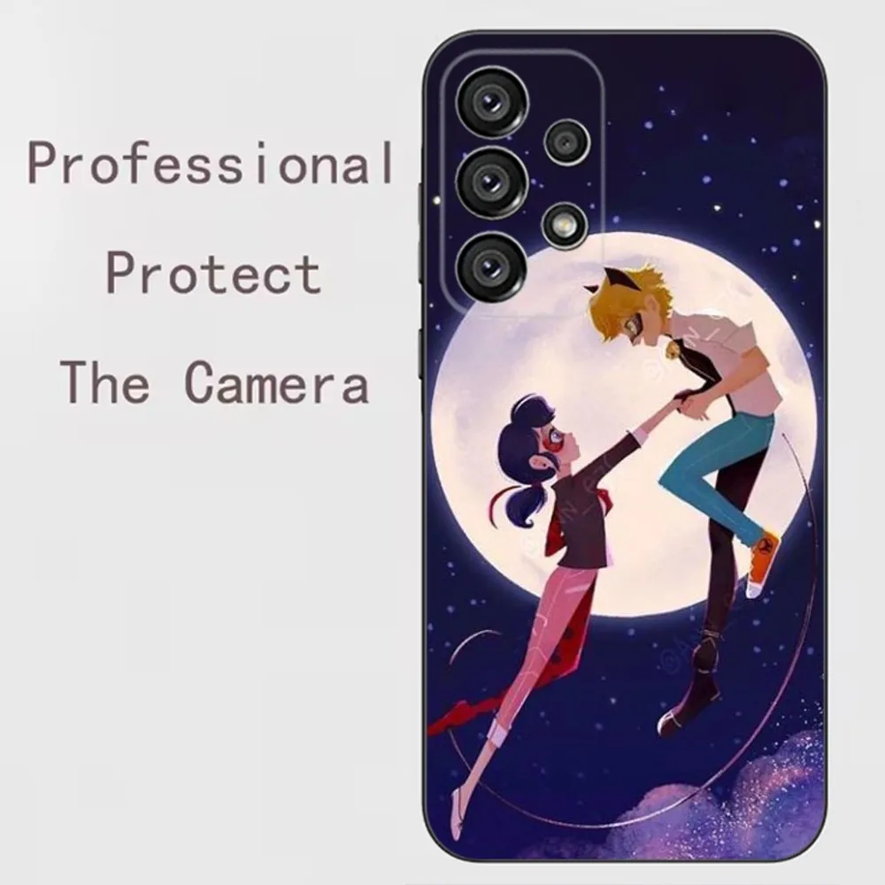 T-Tales of Ladybug  Phone Case For Samsung Galaxy A91,A80,A73,A72 ,A71,A53A52,A32 ,A31A22,A21s,A20,Black Cover