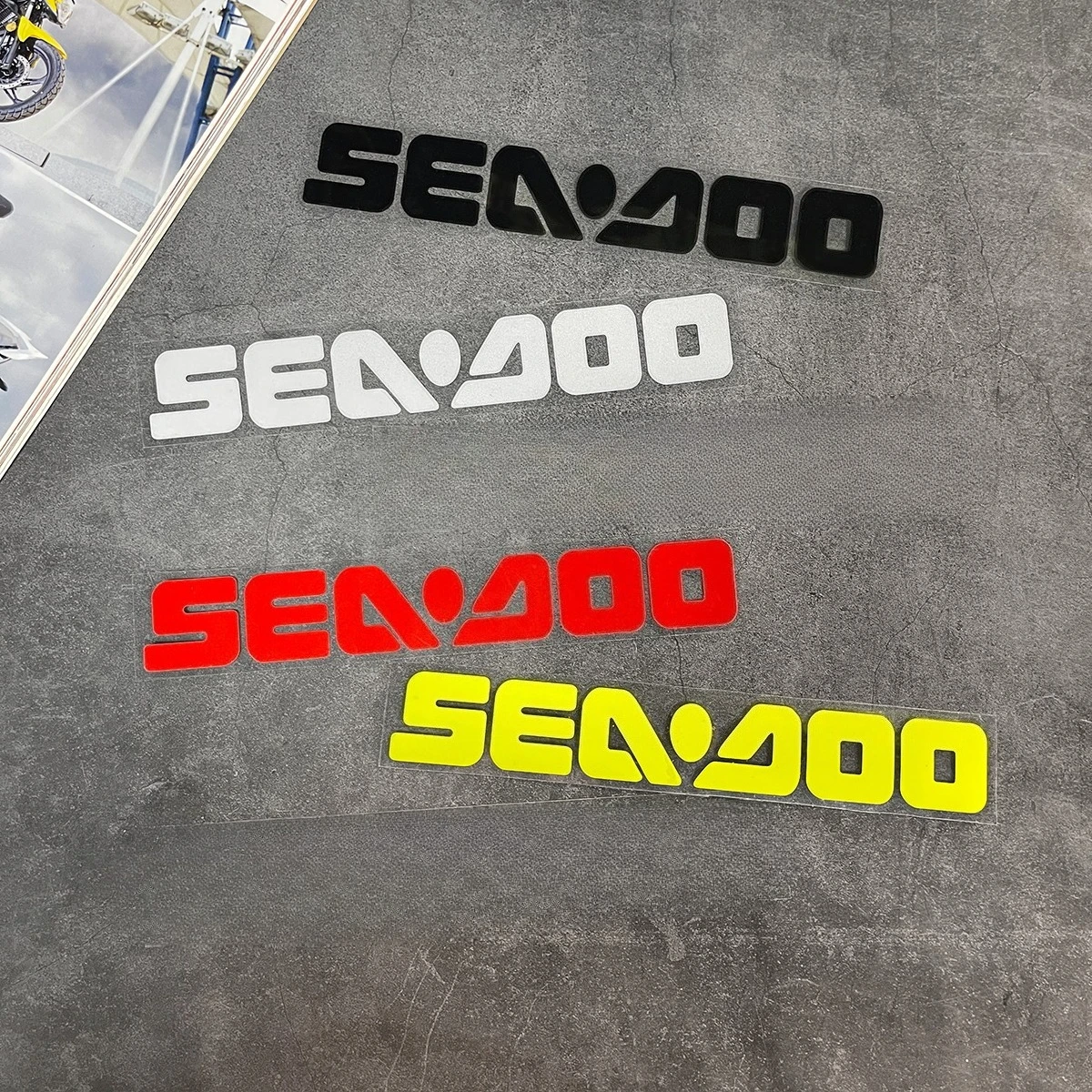 ل BRP SEADOO GTI جت سكي ملصقات شارات الفينيل SE90 SE130 SE170 SEA-DOO Jetski قارب ملصق مزخرفة البحر دو اكسسوارات