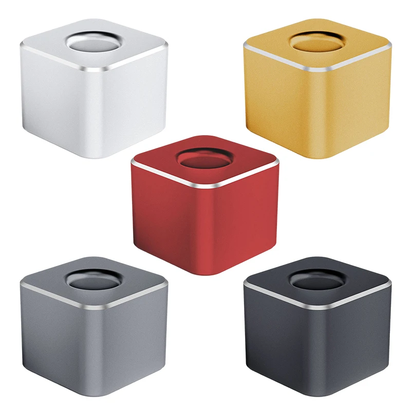 Portable Metal Pen Holder Aluminum Pen Holder with Non-Slip Pad - Versatile Desk Organizer for Bathroom & Office Supplie view 3