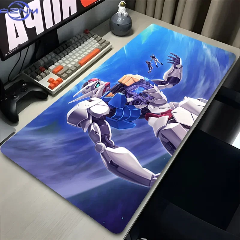 Gundam Aerial XVX-016 Large Gaming Mouse Pad Non-Slip Rubber Desk Mat Keyboard Carpet for PC Laptop Gamer