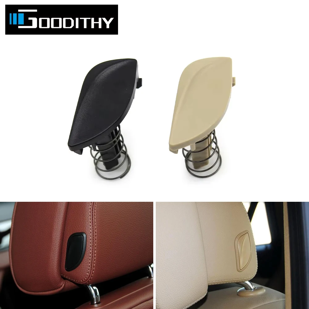 

Car Front Seat Headrest Button Adjustment Switch Cover For BMW 5 7 5GT X5 X6 Series F10 F11 F01 F02 F07 E70 E71 E72 52107234966