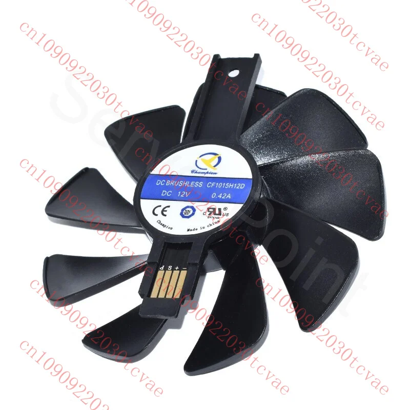

CF1015H12D CF1010U12S DC12V 0.42A/0.45A Fan For RX 580/570/480/470 Graphic Card