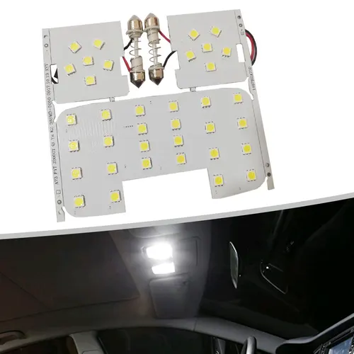Imagen 2 del producto Lámpara de iluminación Interior de coche, luz de lectura Led, decoración automática, lámpara de cúpula para KIA RIO K2 2006-2012/Hyundai Solaris Accent, 1 unidad