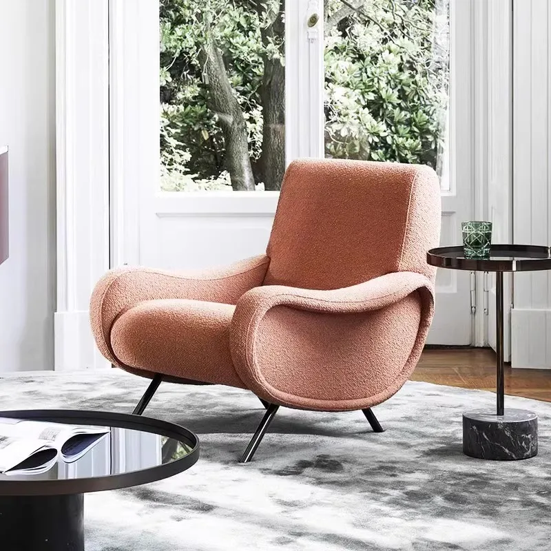 

Modern Living Room Chairs Nordic Bedrooms House Stuff Living Room Chairs Pink Fabric Lazy Confort Recliner Sillon Furniture Home