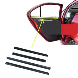 4 Piece Inner Windows Glass Rubber for Lancer CY CX 5706A027 Black Sealing Strip for Fortis Door Belt for Evo Cz 84CM 58CM