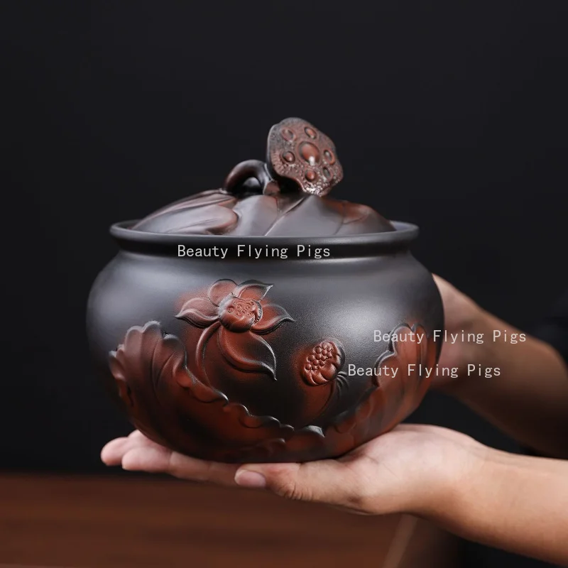 1-pieza-de-tarro-de-te-de-ceramica-morada-accesorios-para-la-ceremonia-del-te-chino-tarro-de-te-con-relieve-de-loto-contenedor-de-almacenamiento-sellado-latas-para-polvo-medicinal