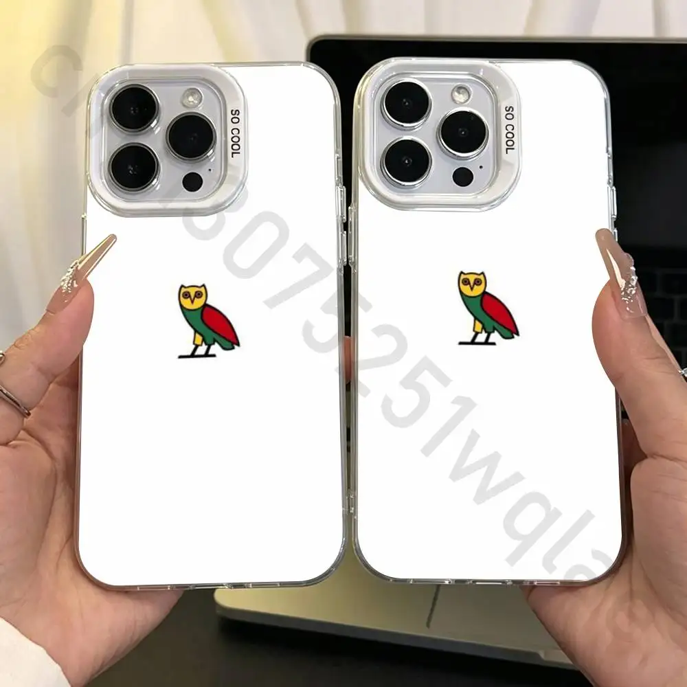 

D-Drake O-OvO OWL IMD Case for iPhone 17 16 15 14 13 12 11 Pro Max air plus Shockproof Plating Matte TPU Funda