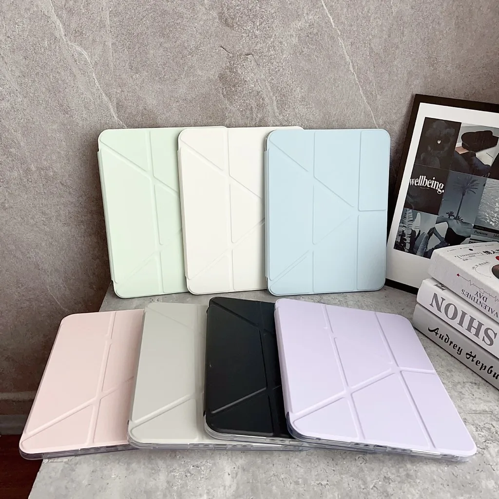 

Y-Folding Acrylic Transparent Hard Case for Huawei MatePad Pro 13.2 12.2 Air 12X 11.5S 11.5 SE 11 with Pencil Holder
