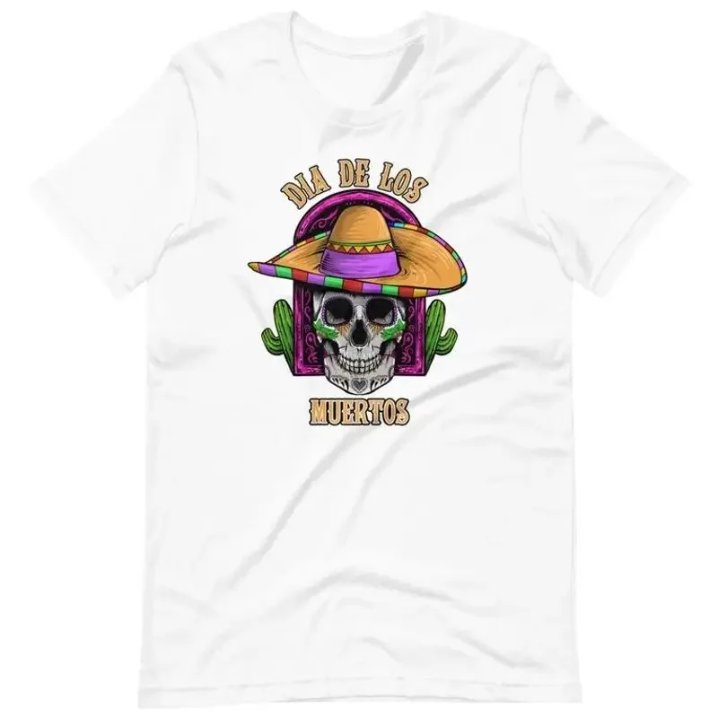 Dia De Los Muertos Tag der Toten Totenkopf-T-Shirt