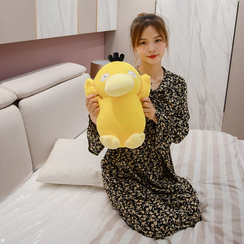 25-80cm Big Size Pokemon Psyduck Pillow Yellow Duck Psyduck Plush Toy Kawaii Anime Psyduck Stuffed Doll Kids Birthday Gifts