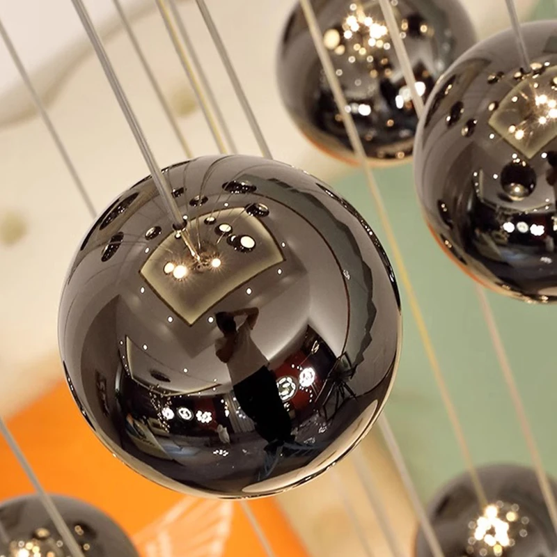 Modern LED Chandeliers for Home Decor, Luzes penduradas, Sala de estar, Sala de jantar, Iluminação interior