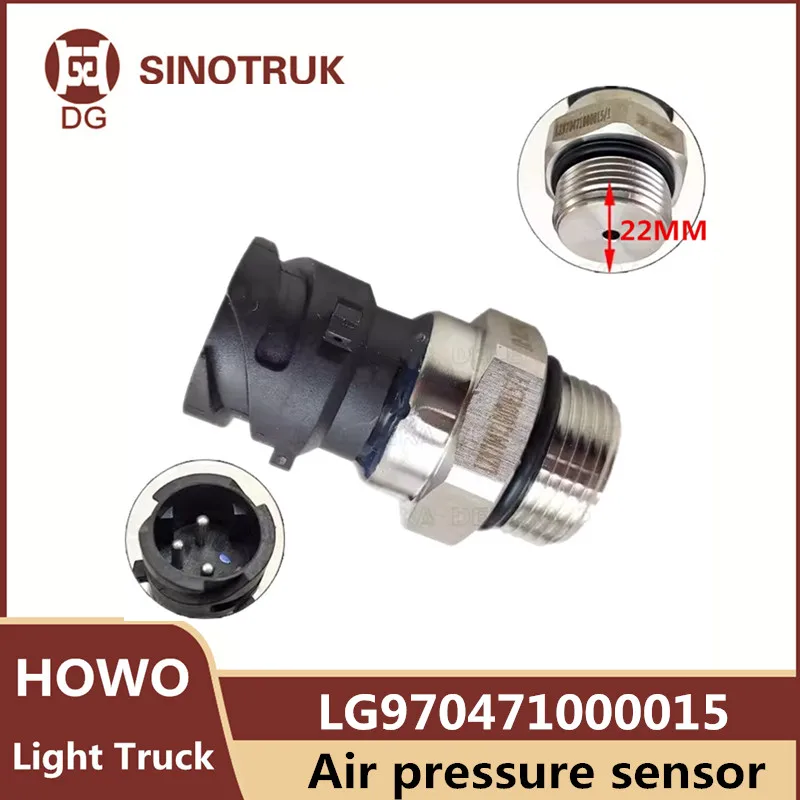 Air pressure sensor LG970471000015 For SINOTRUK Howo Light Truck Parts Homan H3 Gas Storage Tank Pressure Sensing Plug