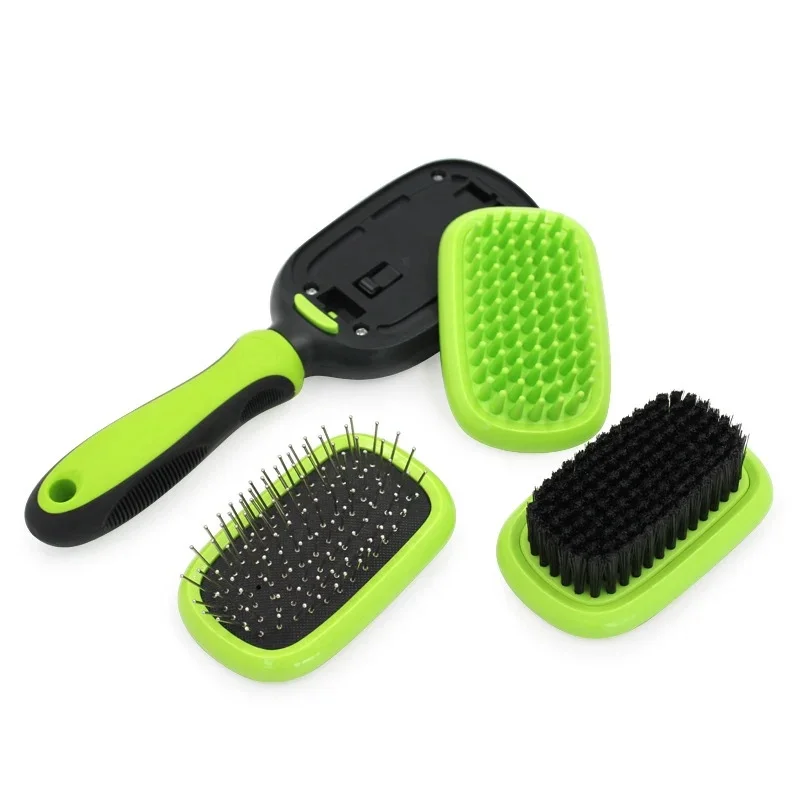 5‑in‑1 Pet Grooming Kit Double‑Sided Comb Brush Multi‑Function Hair Remover For Cats Dogs Care Supplies