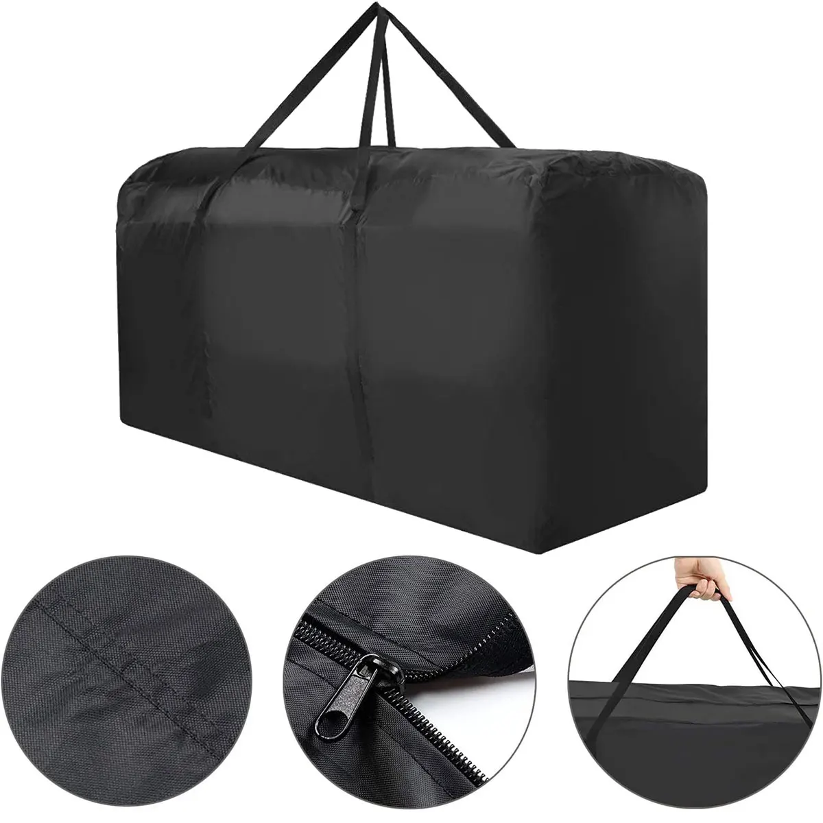 1 Pcs Large waterproof storage handbag cushion storage bag garden furniture outdoor large handbag storage bag with handle