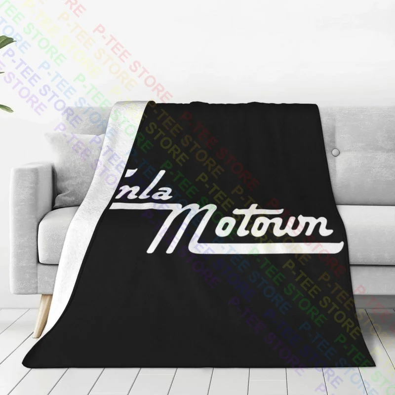 Tamla Motown Northern Soul Movement Dance Music Song Records Blanket Luxury Lightweight Decorative Sofa