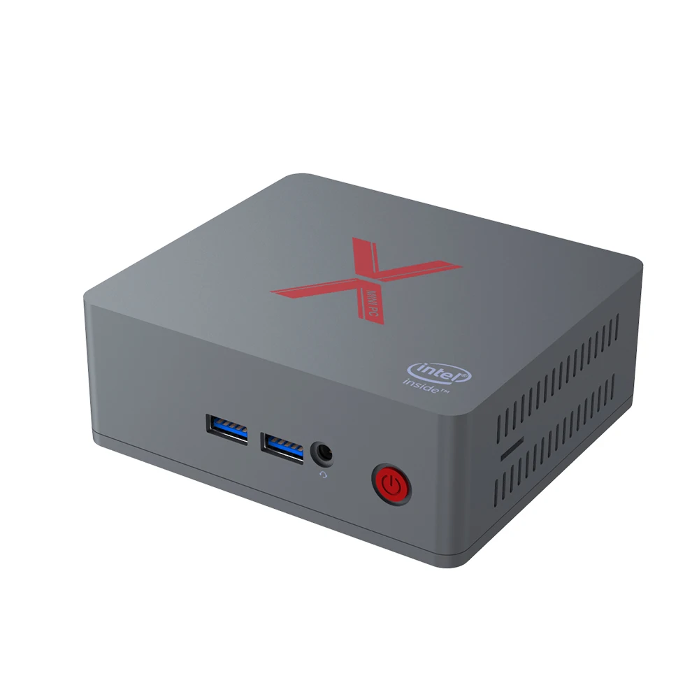 Mini PC Intel Celeron J3355 Dual Core Windows 10 Mini PC 4K HTPC With 4GB RAM 64GB ROM, USB 3.0, 2 HD-MI 5G WIFI