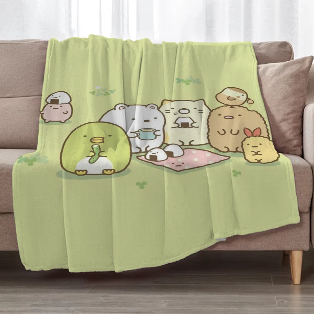 Sumikko Gurashi Thermal Blankets for Bed Blanket 150cm X 200cm Fluffy Soft Blankets and Throws Throw Blanket Sofa Luxury Bedding