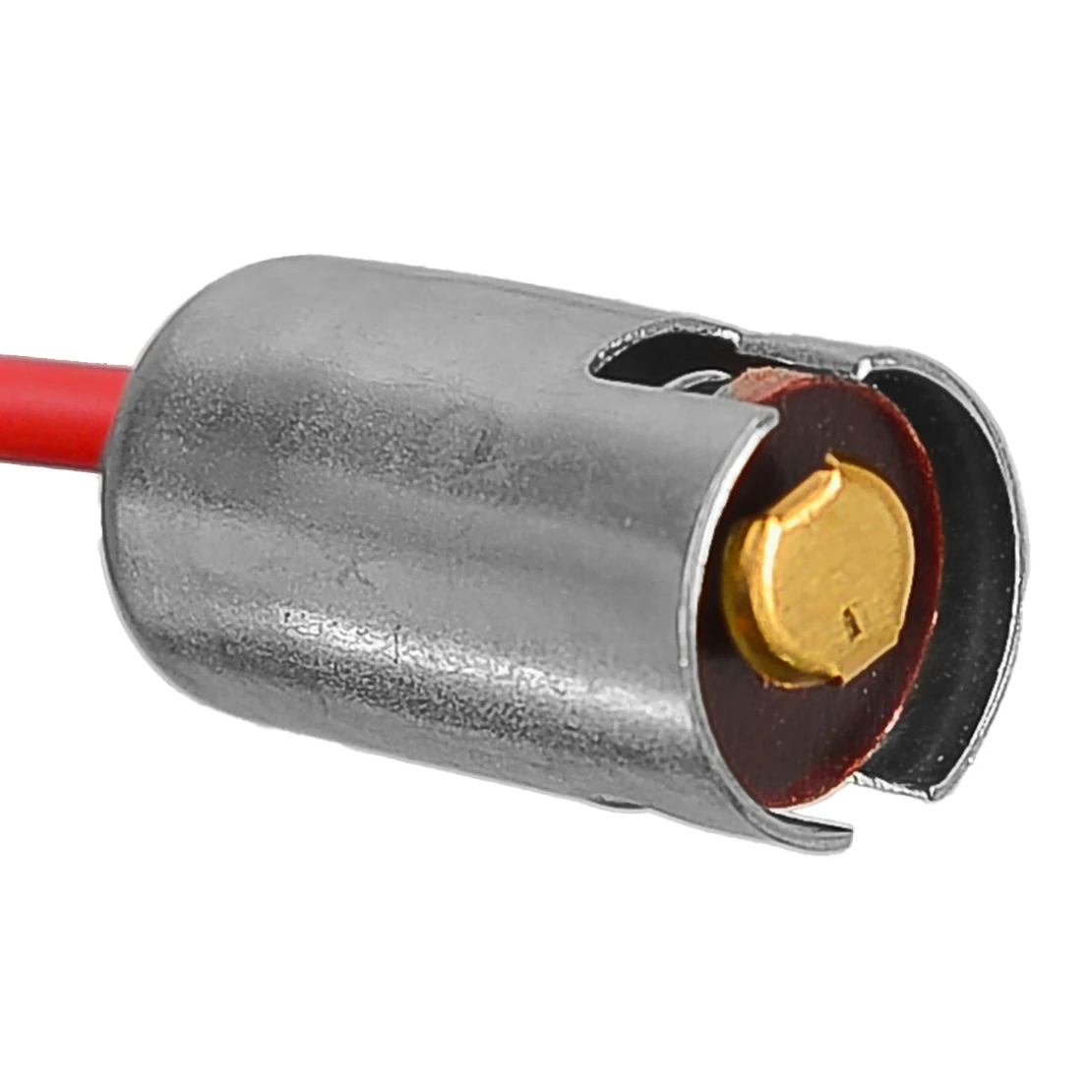 BA9S Universal Car Auto Truck SUV Light Bulb Sockets Holders Bases Connectors With Wire Red