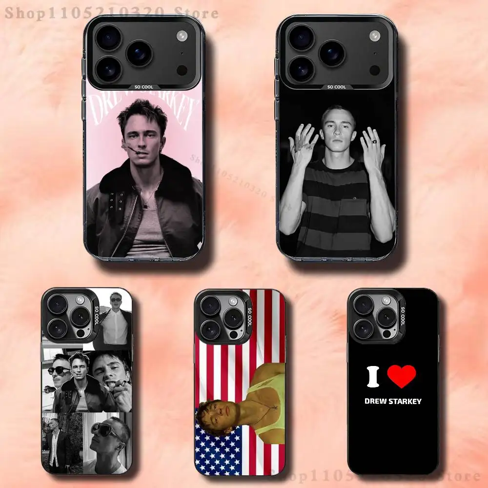 

Actor D-Drew Starkey Phone Case For iPhone 17,16,15,14,13,12,11,Pro,Max,Plus,E,Air,Mini Black Tpu Cover