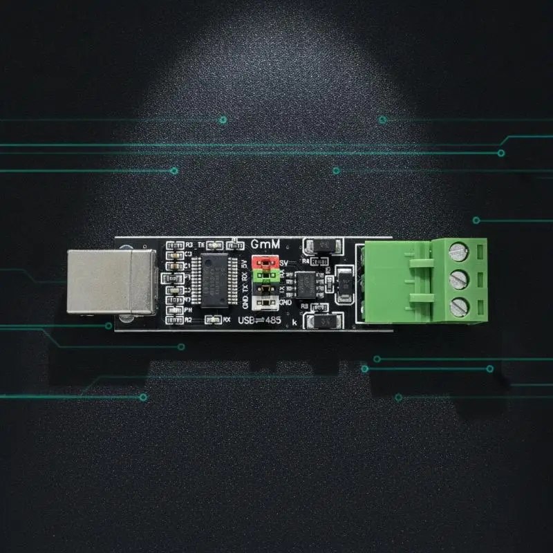 USB To RS485 TTL Serial Converter Module 1Pcs Dual Function Dual Protection for Security Monitoring Equipment Debugging